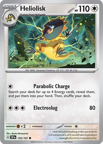 Heliolisk - 155/191 - Surging Sparks - Card Cavern