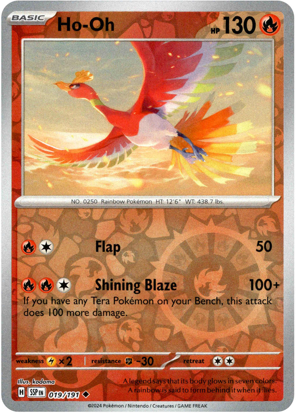 Ho-Oh - 019/191 - Surging Sparks