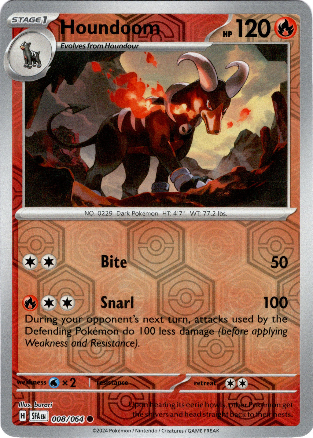 Houndoom - 008/064 - Shrouded Fable