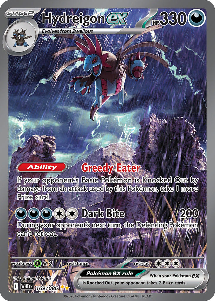 Hydreigon ex - 169/086 - White Flare - Holo - Card Cavern