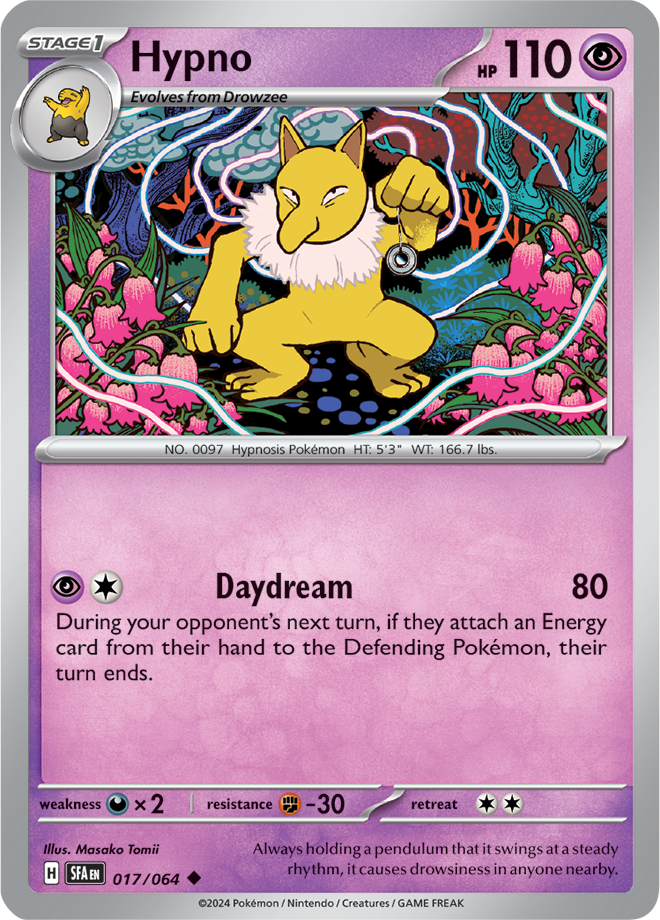 pokemon cards nearby Hypno - 017/064