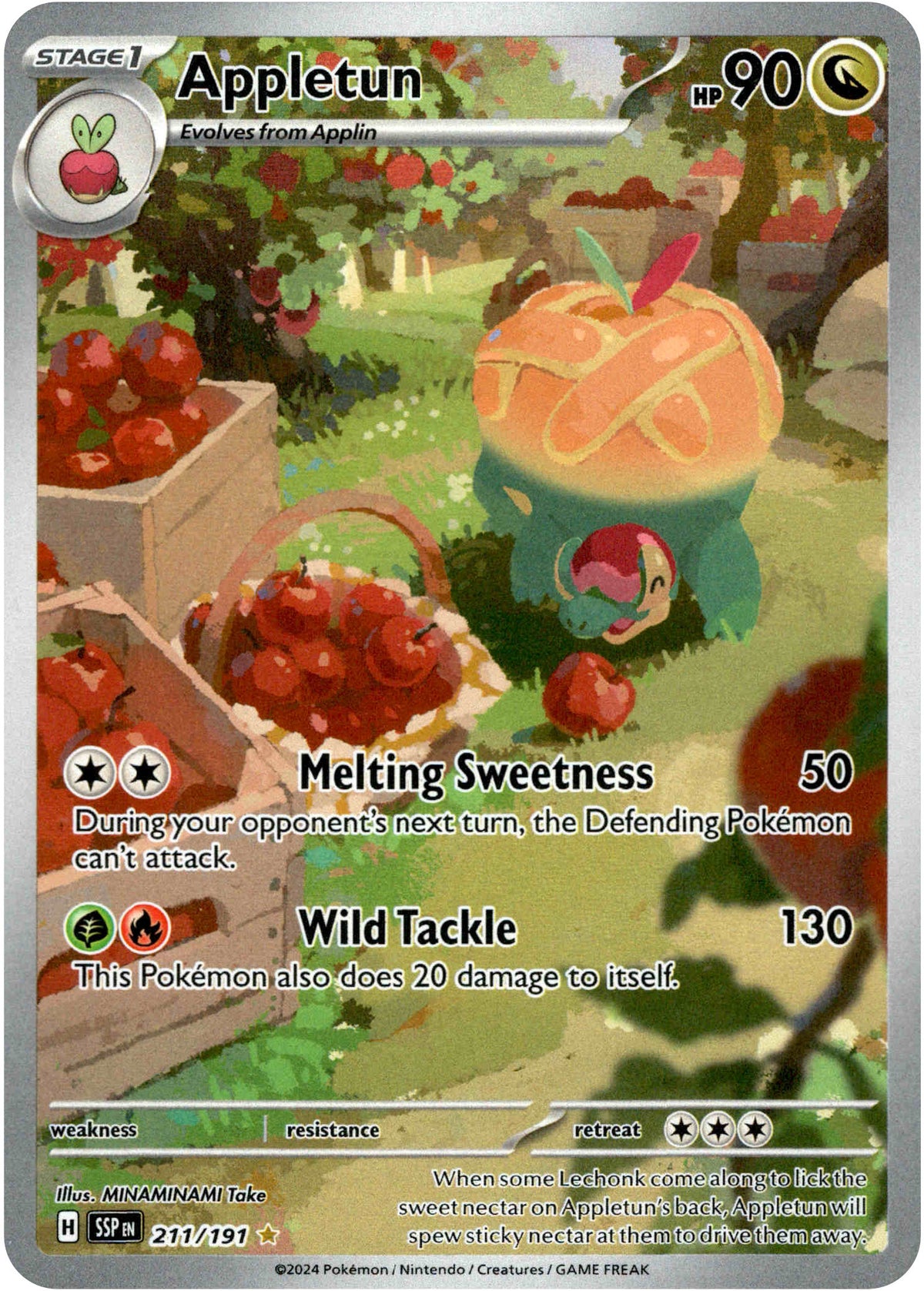 Appletun - 211/191 - Surging Sparks - Holo - Card Cavern