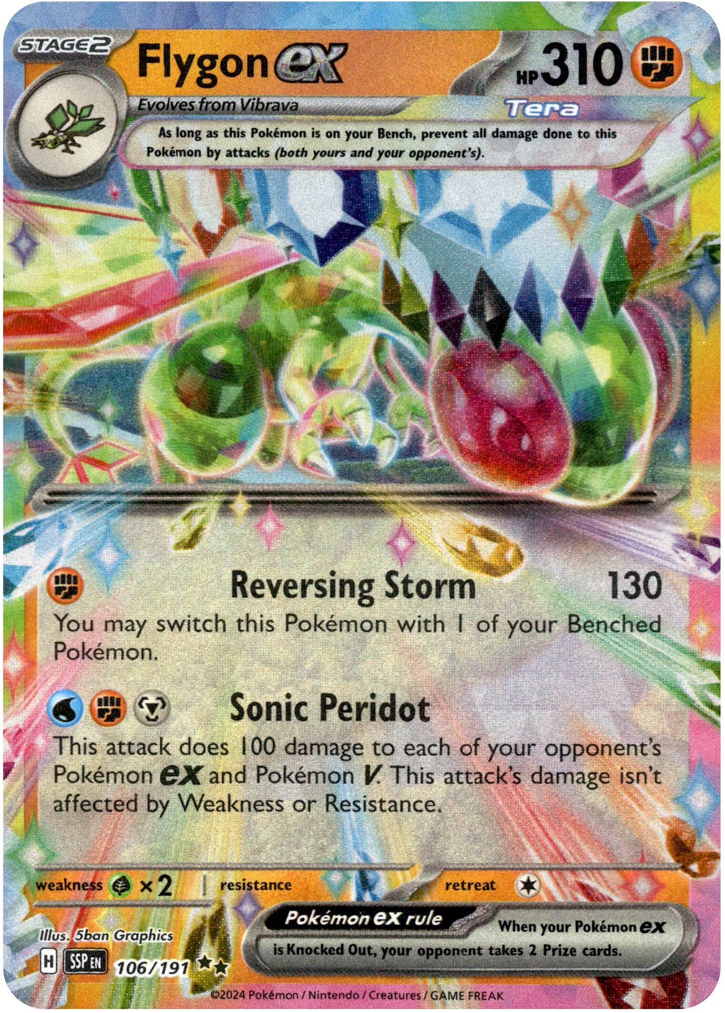 Flygon ex - 106/191 - Surging Sparks - Holo - Card Cavern