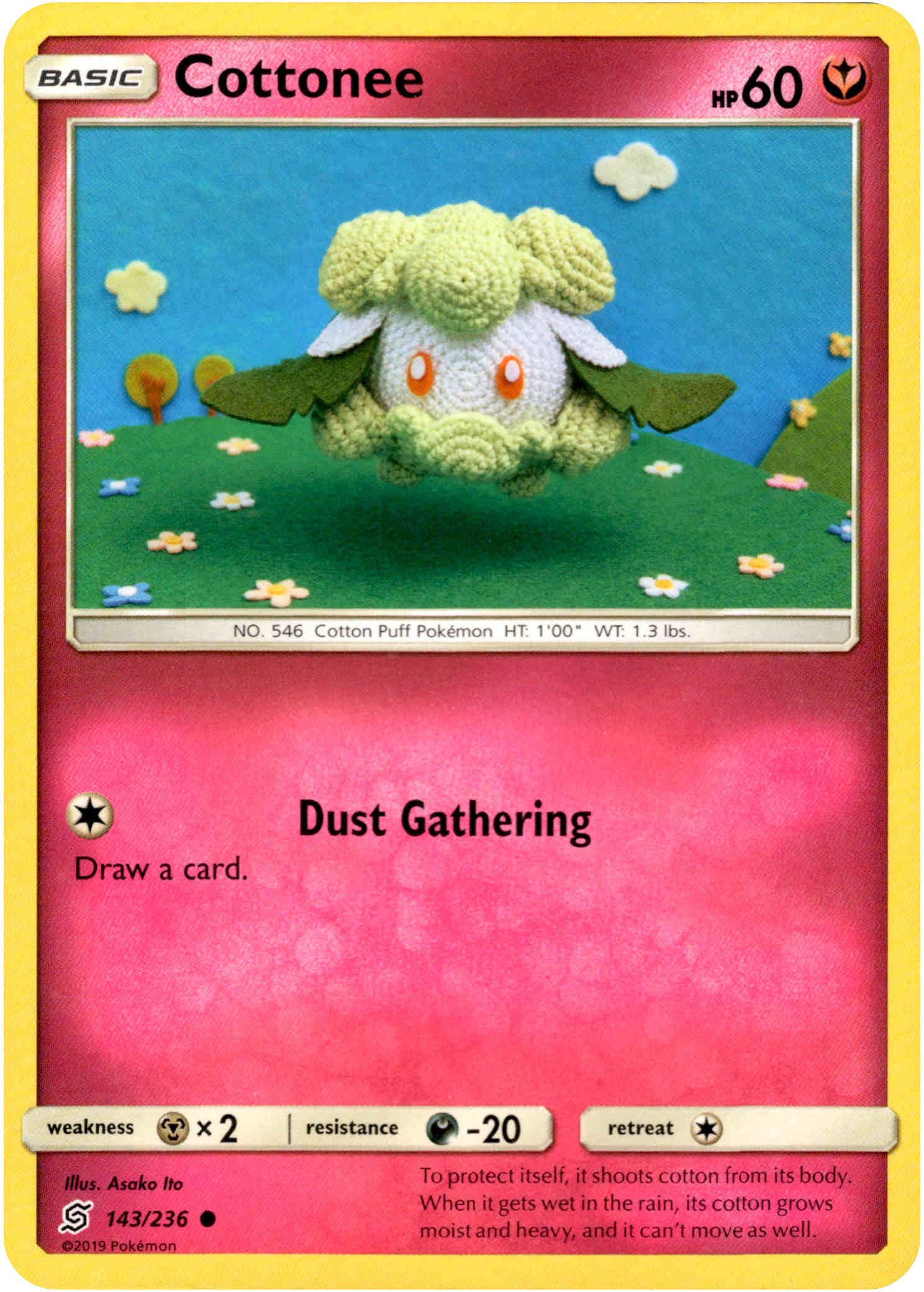 Cottonee - 143/236 - Unified Minds - Card Cavern