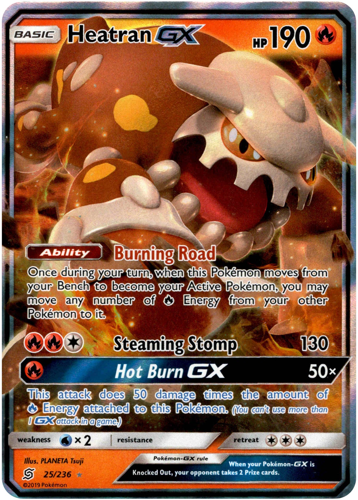 Heatran GX - 25/236 - Unified Minds - Holo - Card Cavern