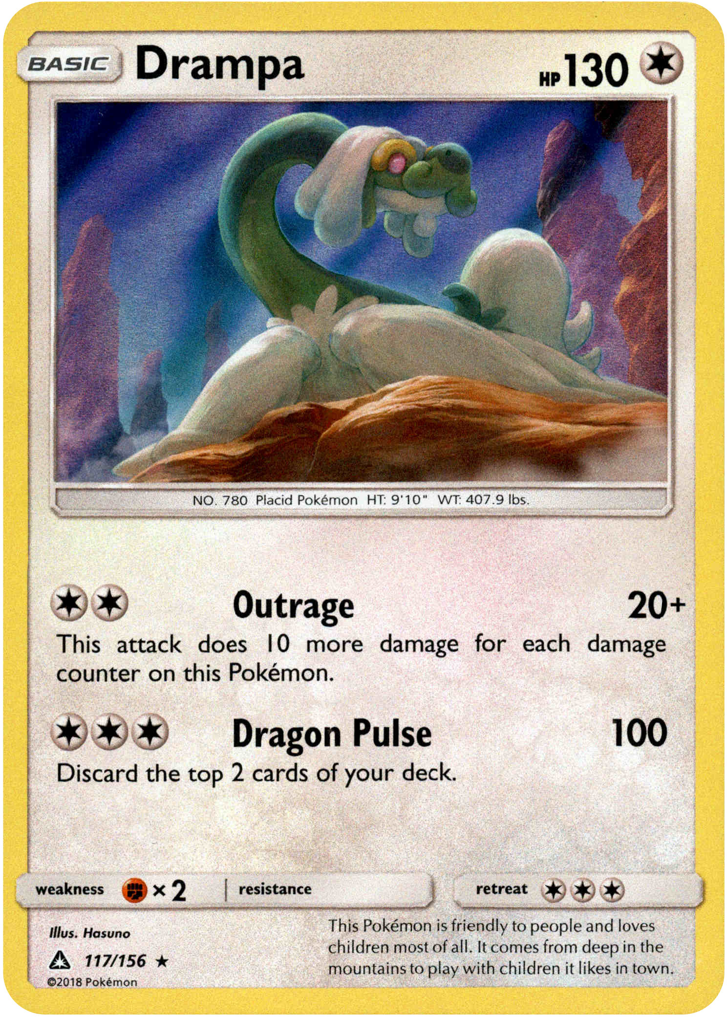 Drampa - 117/156 - Ultra Prism - Card Cavern