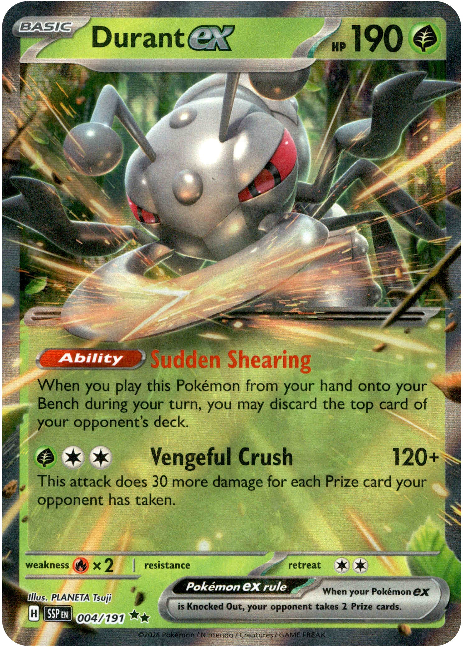 Durant ex - 004/191 - Surging Sparks - Holo - Card Cavern