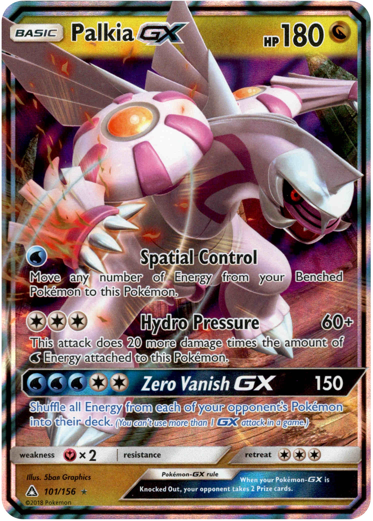 Palkia GX - 101/156 - Ultra Prism - Holo - Card Cavern