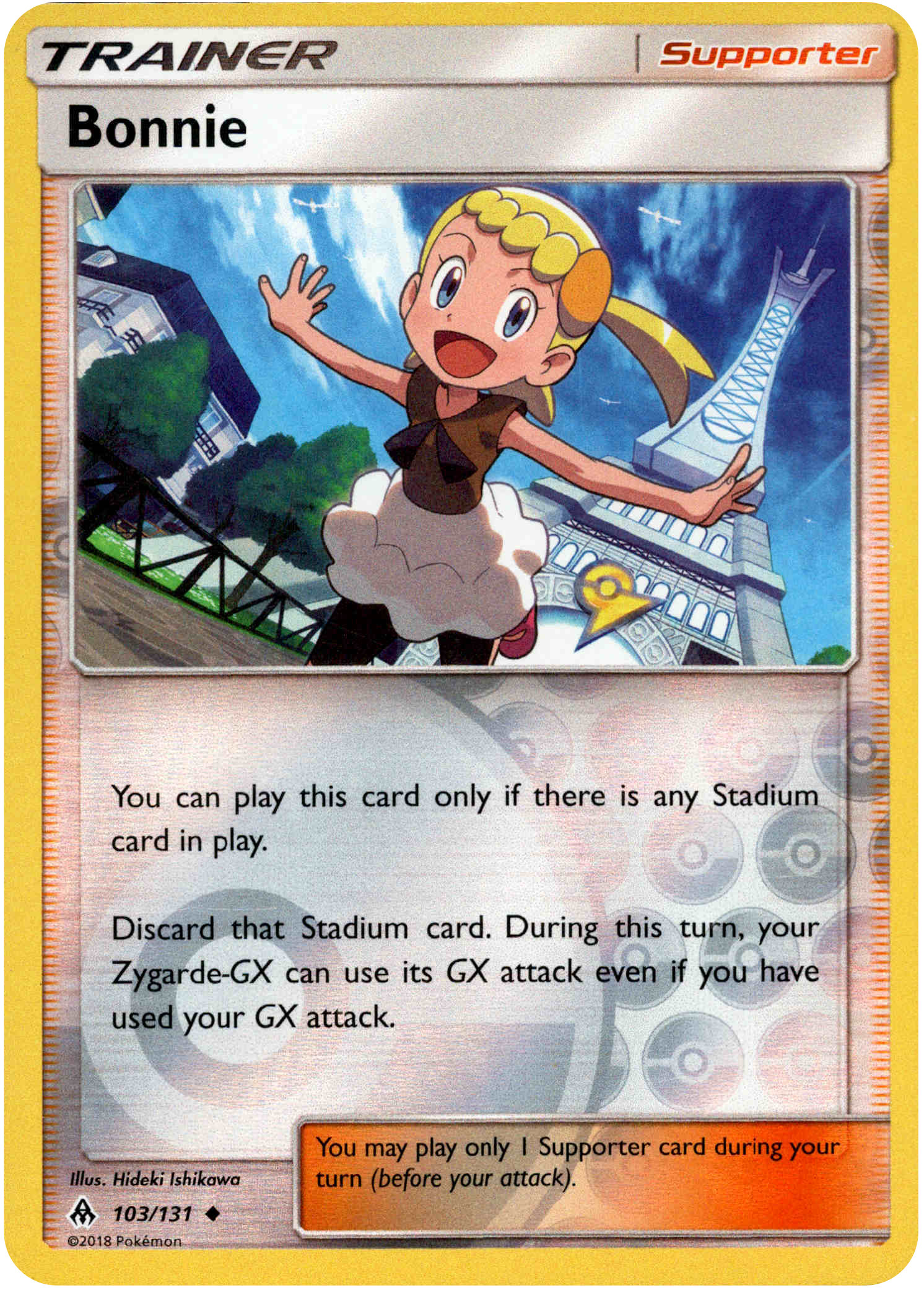 Bonnie - 103/131 - Forbidden Light - Reverse Holo - Card Cavern