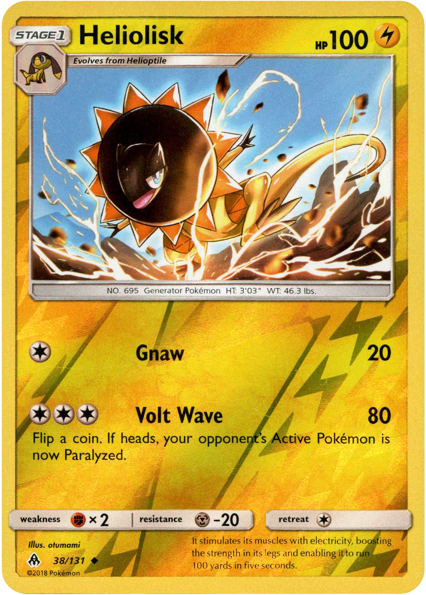 Heliolisk - 38/131 - Forbidden Light - Reverse Holo - Card Cavern