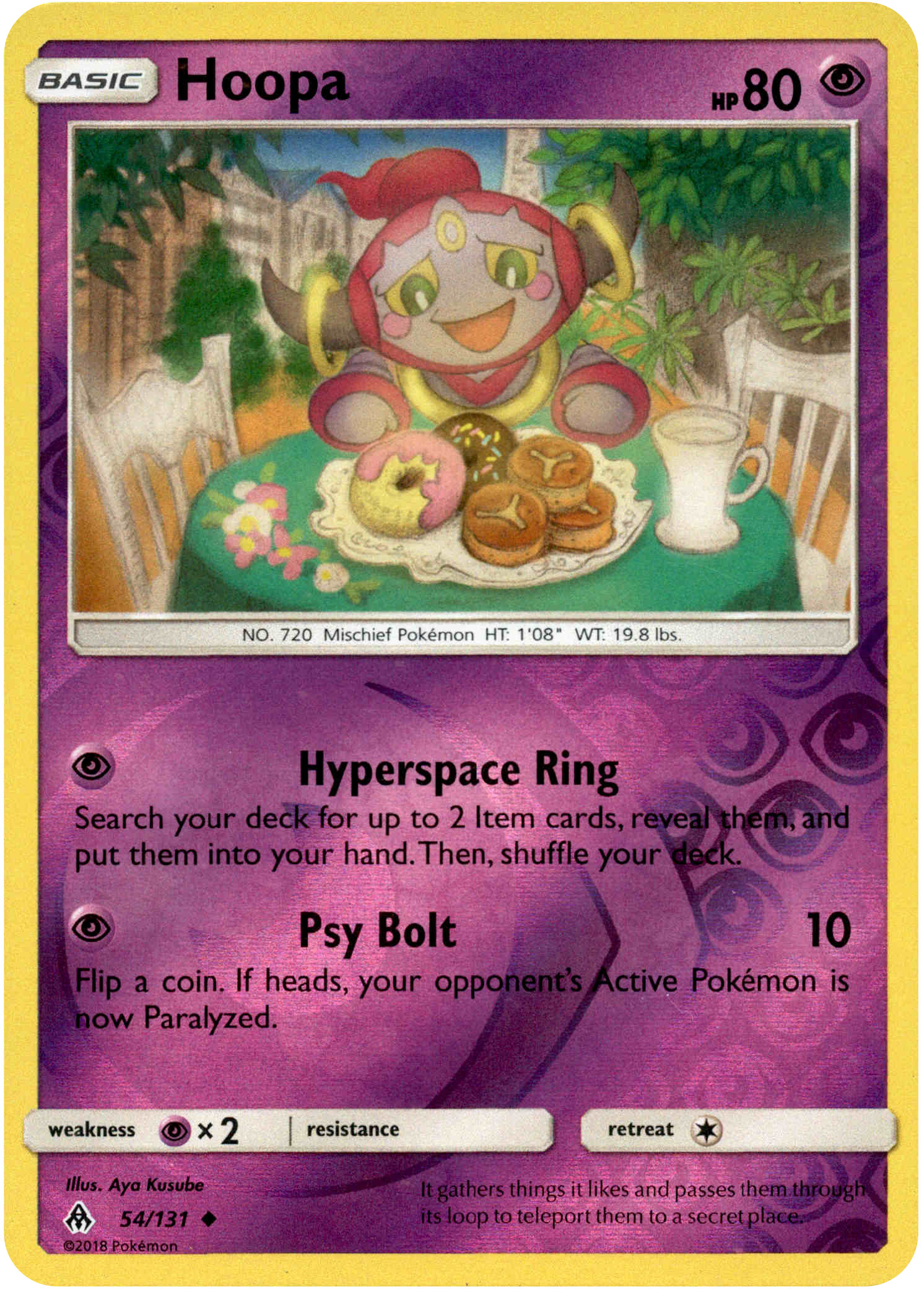 Hoopa - 54/131 - Forbidden Light - Reverse Holo - Card Cavern