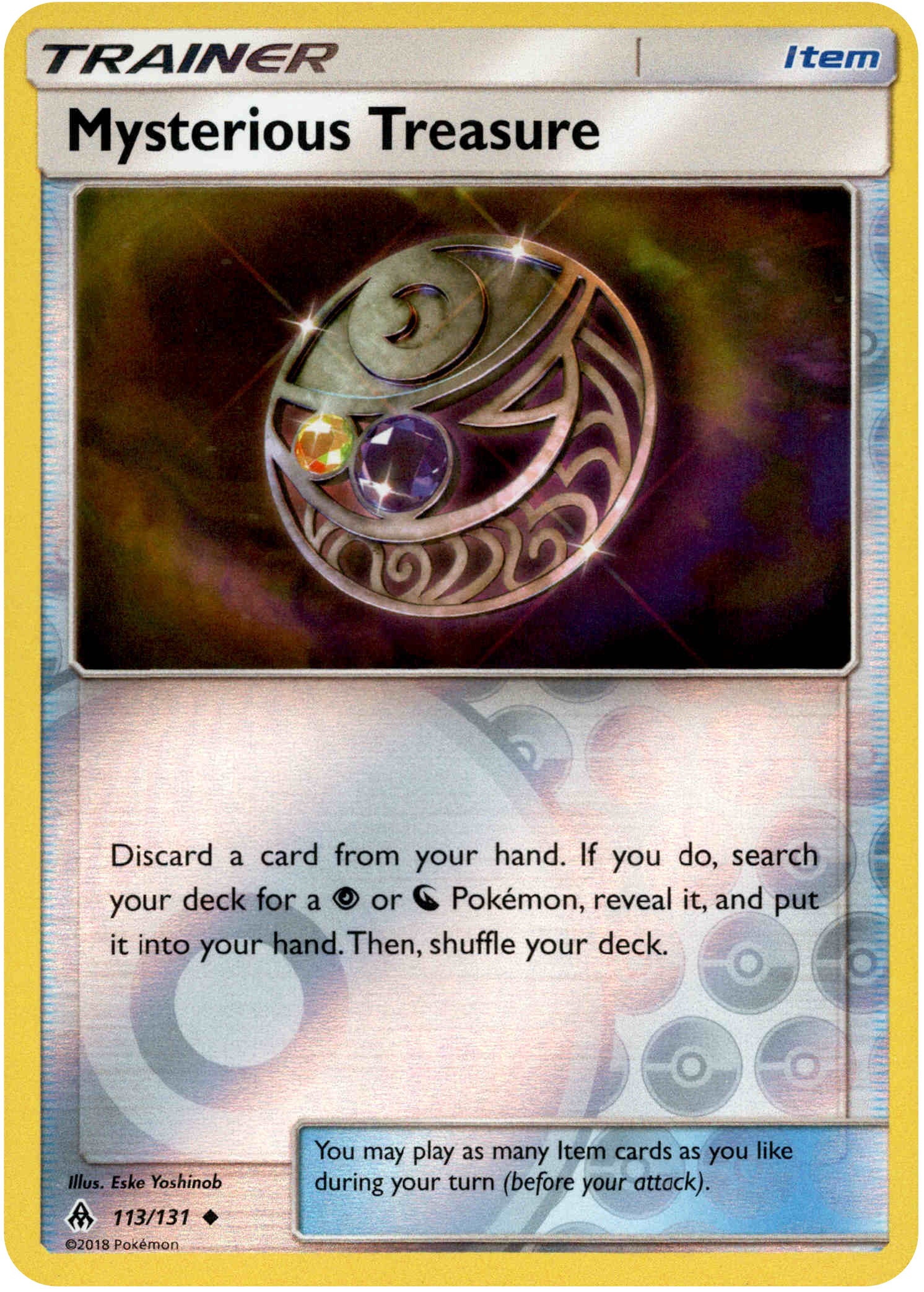 Mysterious Treasure - 113/131 - Forbidden Light - Reverse Holo - Card Cavern