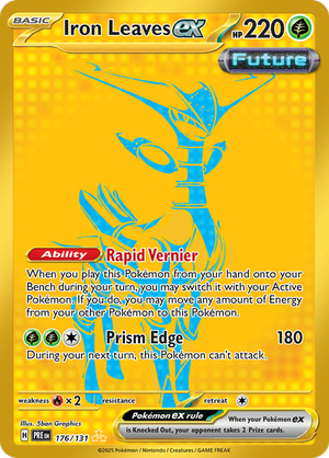 Iron Leaves ex - 176/131 - Prismatic Evolutions - Holo - Card Cavern