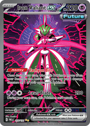 Iron Valiant ex - 157/131 - Prismatic Evolutions - Holo - Card Cavern