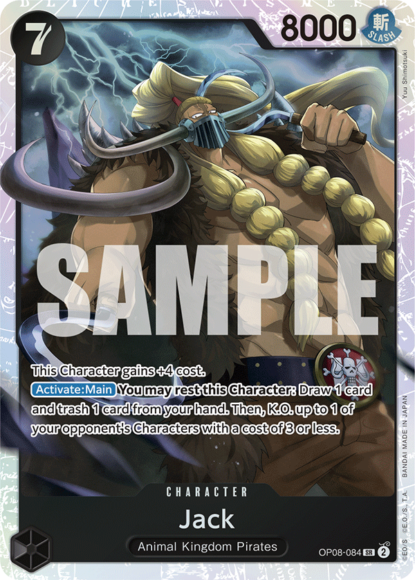 Jack - OP08-084 SR - Two Legends - Foil – Card Cavern Trading