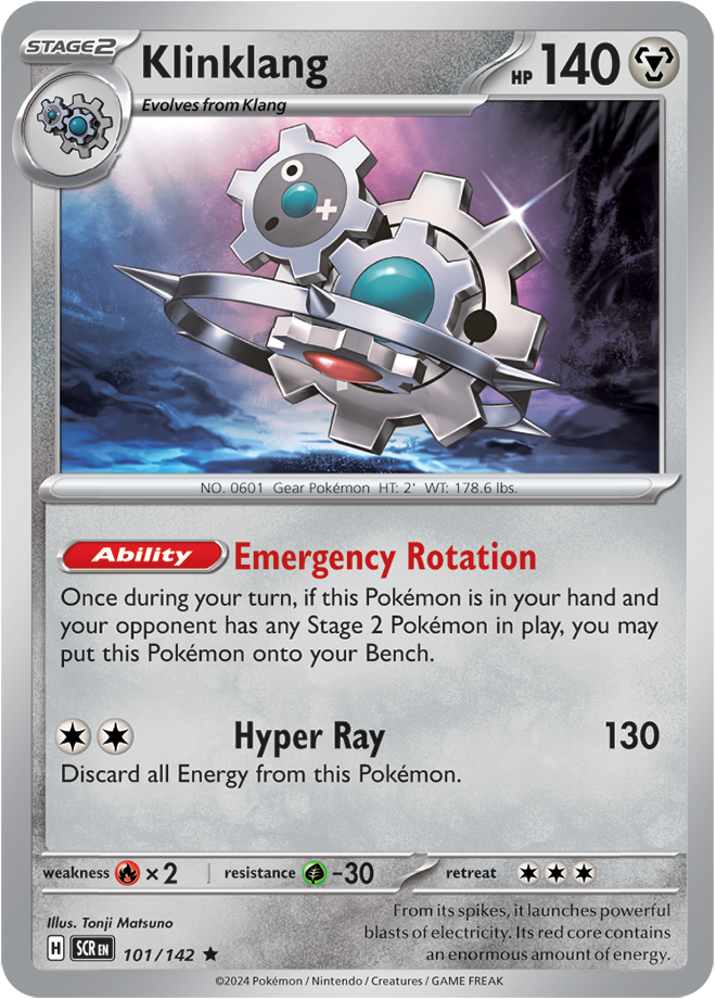 klink pokemon card price Klinklang - 101/142 - Stellar Crown