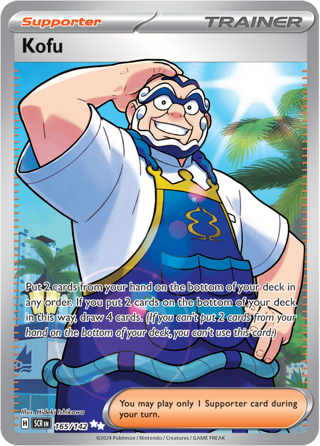stellar crown pokémon tcg card value Kofu - 165/142 - Stellar Crown
