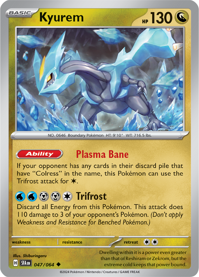 pokemon shrouded fable card prices Kyurem - 047/064