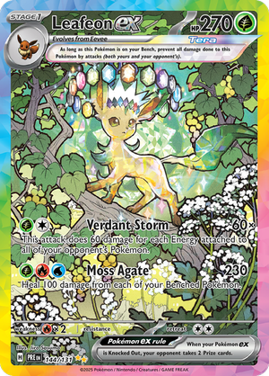 Leafeon ex - 144/131 - Prismatic Evolutions - Holo - Card Cavern