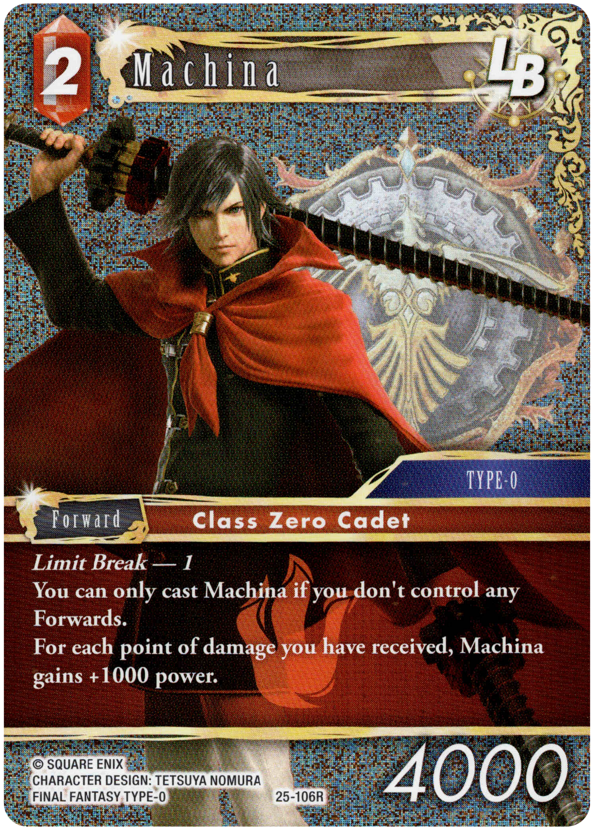 Machina LB - 25-106R - Tears of the Planet - Foil - Card Cavern