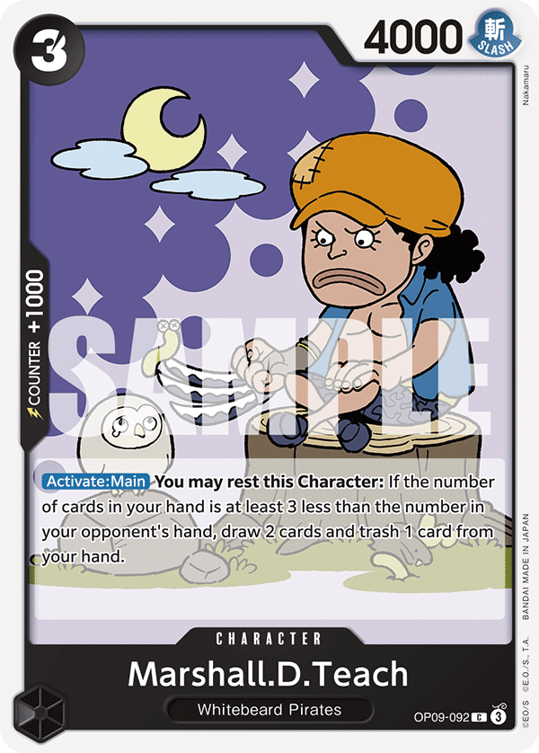 Marshall D Teach OP09-093 [3rd Anniv Gold PAR OP12] Legacy Master One Piece - Foto 6