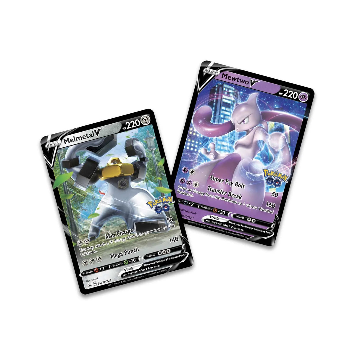 Pokemon Go V Battle Deck Bundle : Mewtwo VS Melmetal - Card Cavern