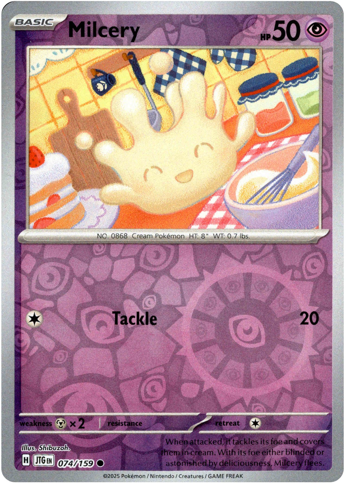 Milcery - 074/159 - Journey Together - Reverse Holo - Card Cavern