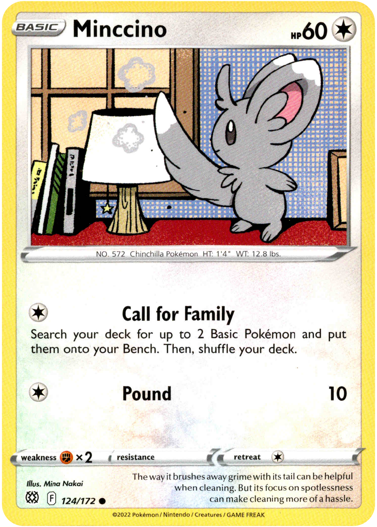 Minccino - 124/172 - Brilliant Stars - Card Cavern