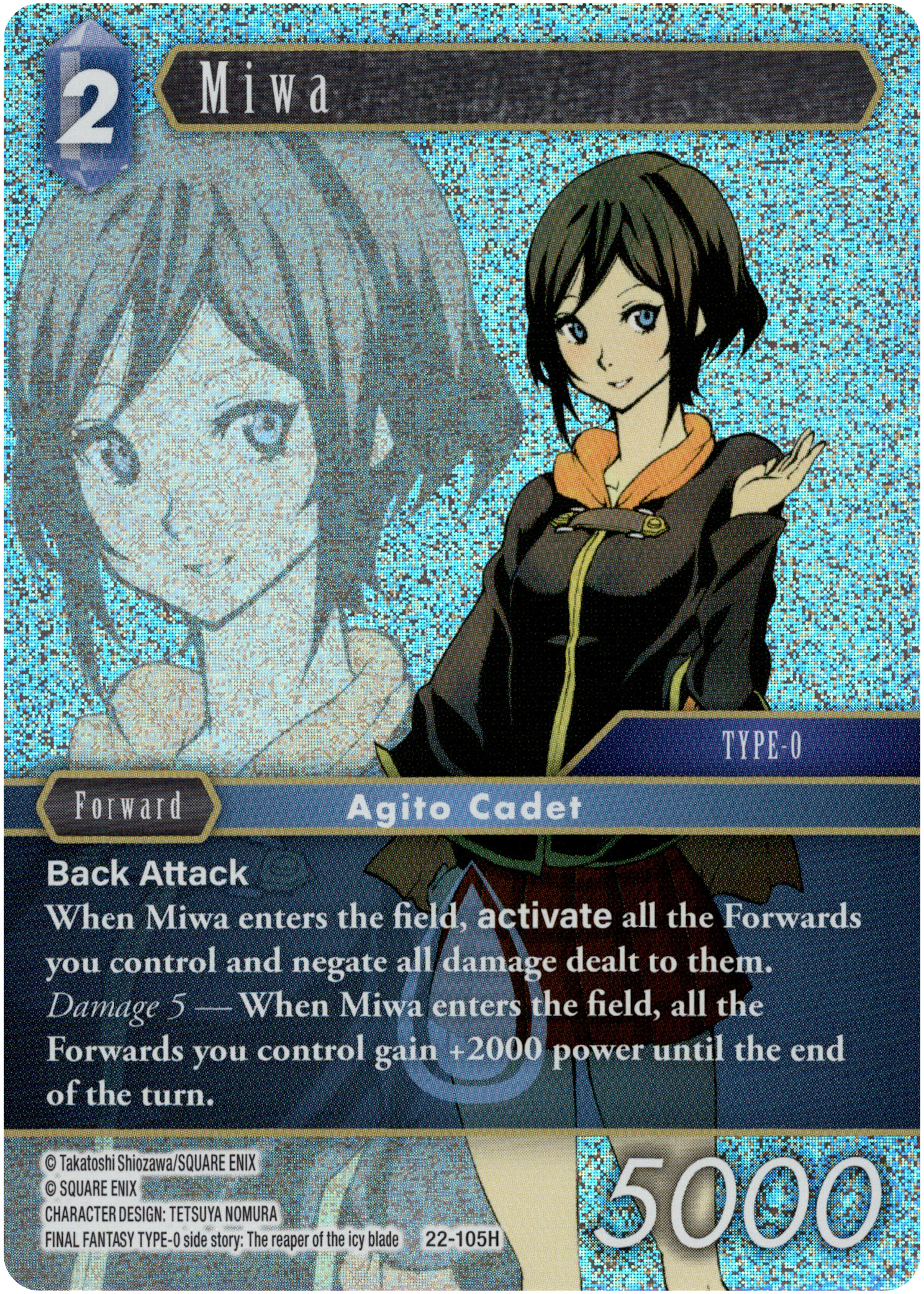 Miwa - 22-105H - Hidden Hope - Foil - Card Cavern