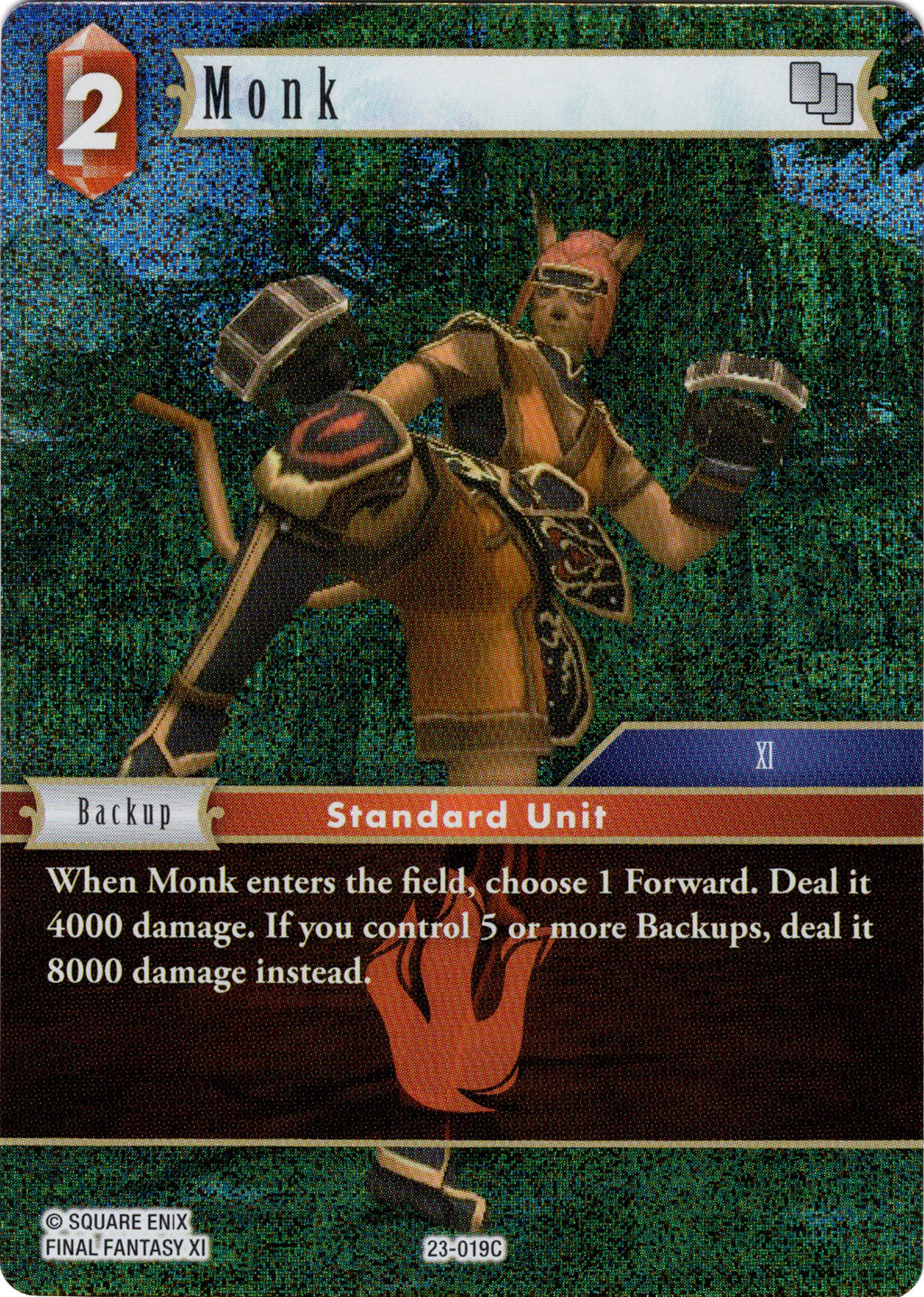 monk cards mtg Monk - 23-019C - Hidden Trials
