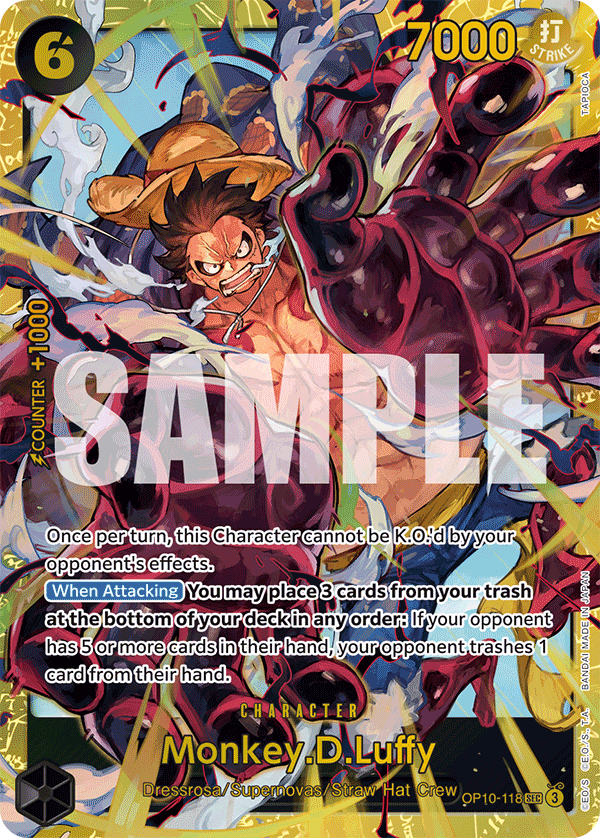 Monkey.D.Luffy - OP10-118 SEC - Royal Blood - Foil - Card Cavern