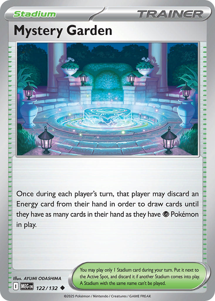 Mystery Garden - 122/132 - Mega Evolution - Card Cavern