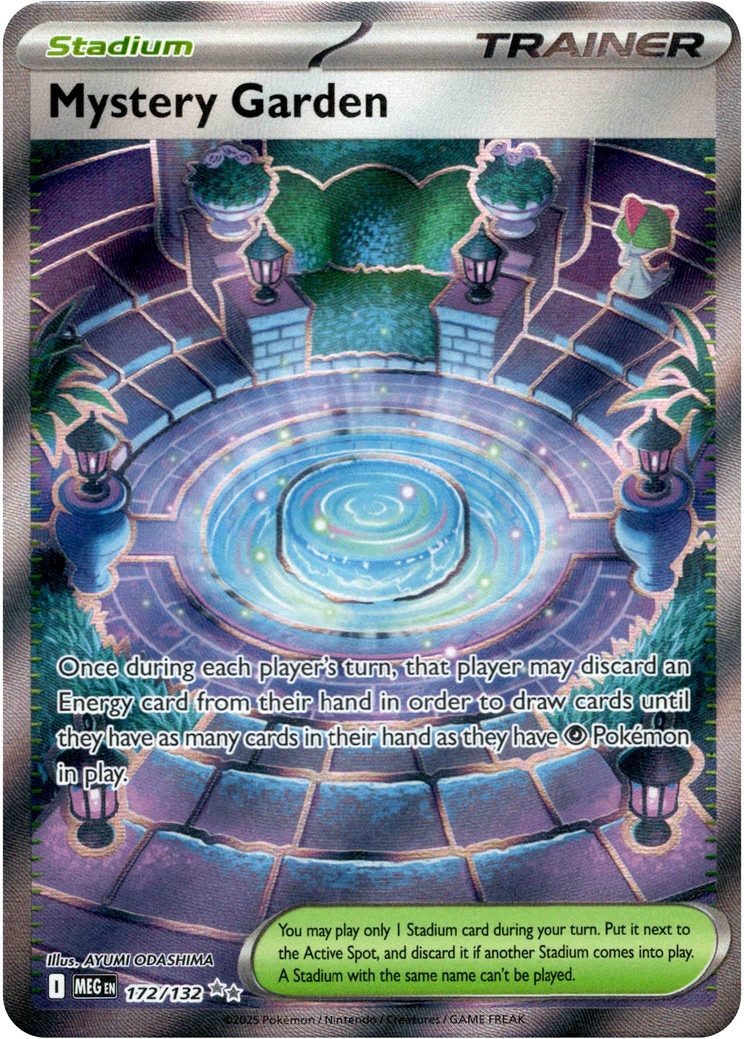 Mystery Garden - 172/132 - Mega Evolution - Holo - Card Cavern