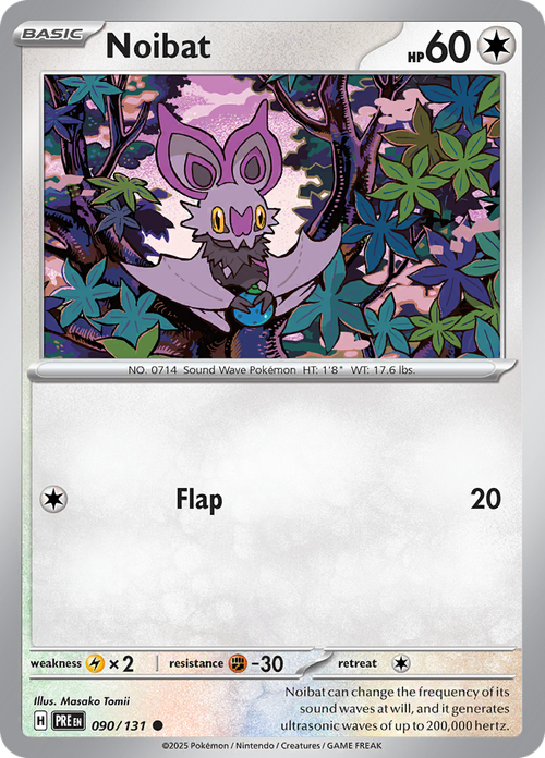 Noibat - 090/131 - Prismatic Evolutions - Card Cavern