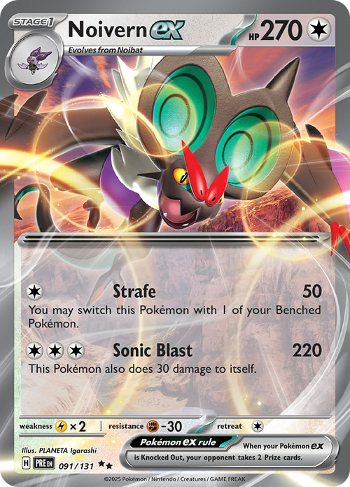 Noivern ex - 091/131 - Prismatic Evolutions - Holo - Card Cavern