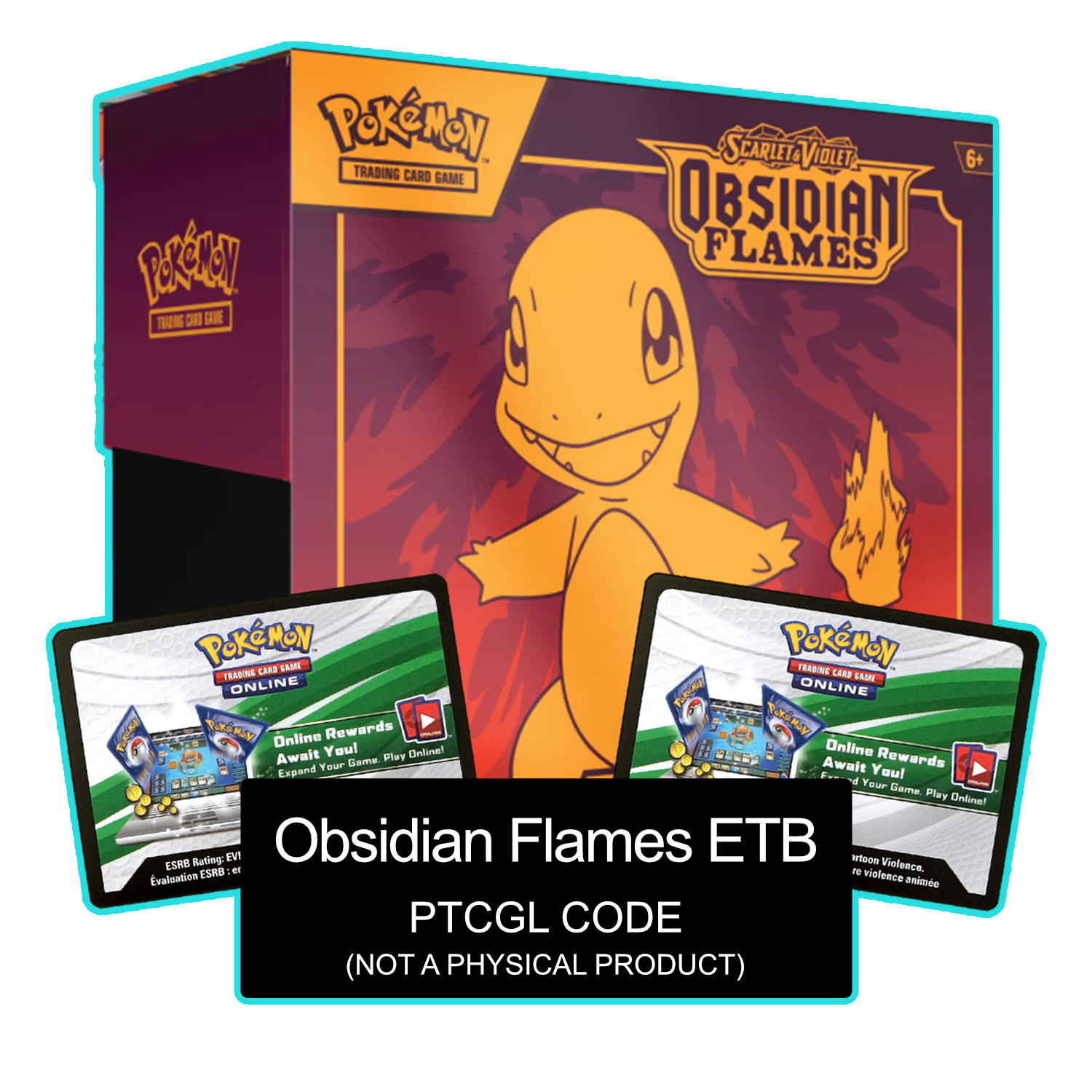 Obsidian Flames ETB - PTCGL Code - Card Cavern