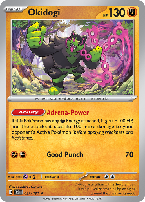 Okidogi - 057/131 - Prismatic Evolutions - Holo - Card Cavern