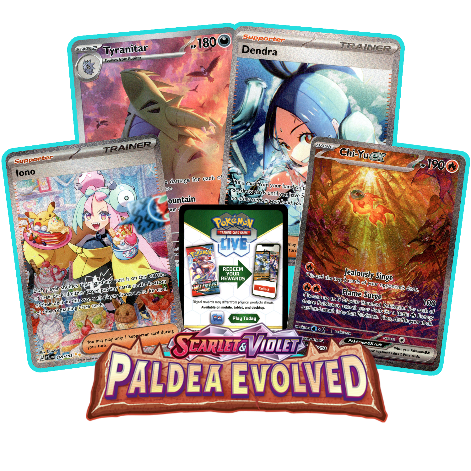 Paldea Evolved PTCGL Code - Card Cavern