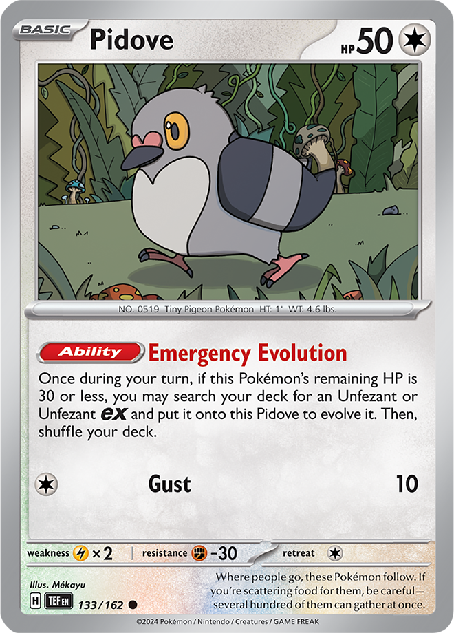 Pidove - 133/162 - Temporal Forces - Card Cavern