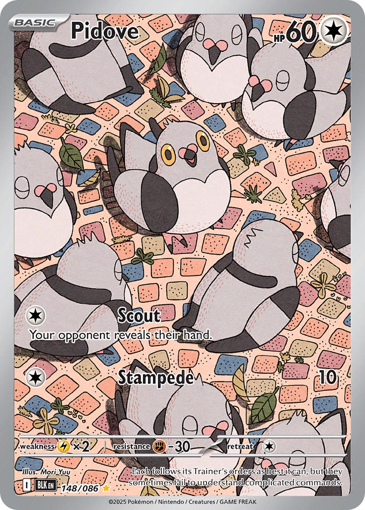 Pidove - 148/086 - Black Bolt - Holo - Card Cavern
