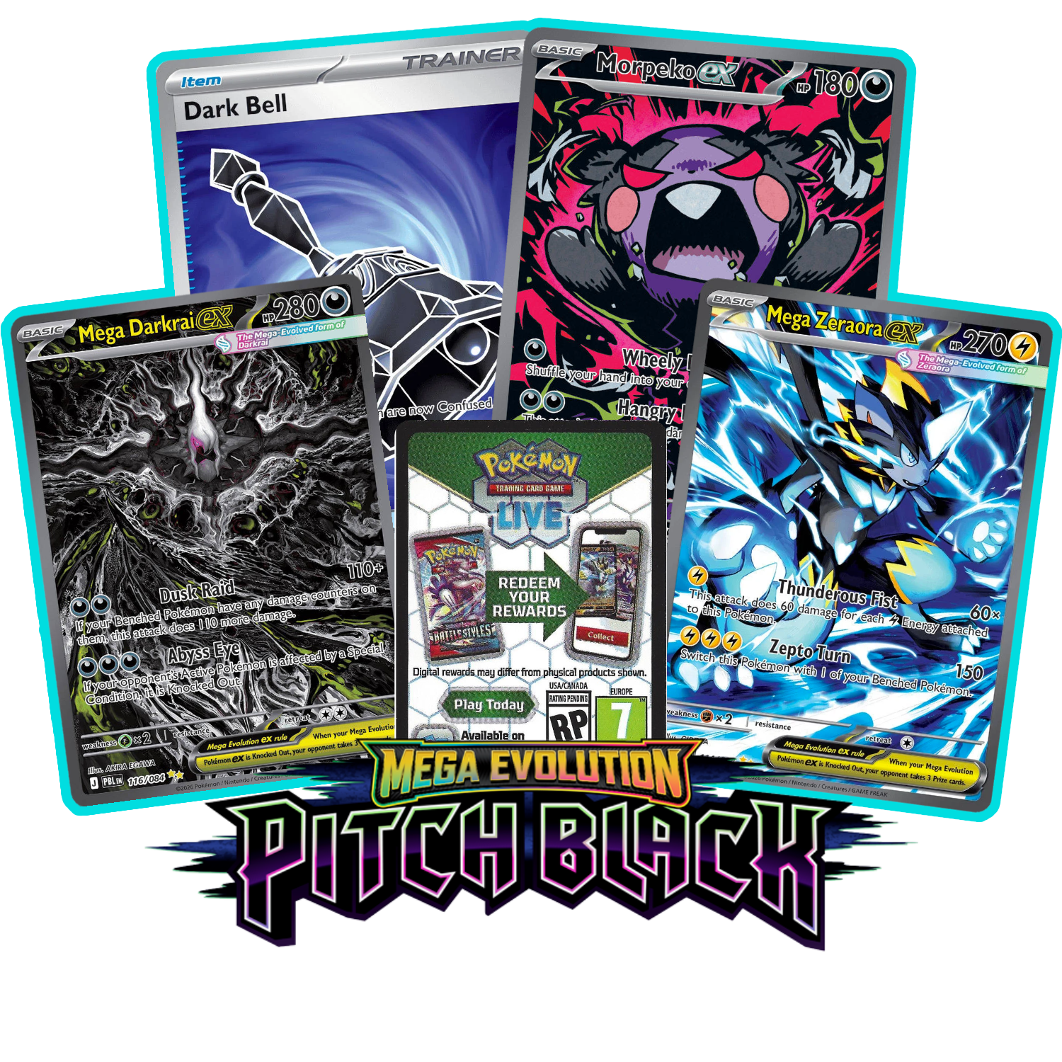 Pitch Black PTCGL Code - Card Cavern