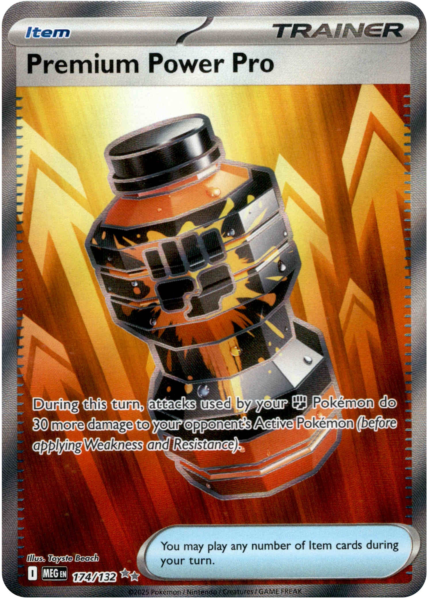 Premium Power Pro - 174/132 - Mega Evolution - Holo - Card Cavern