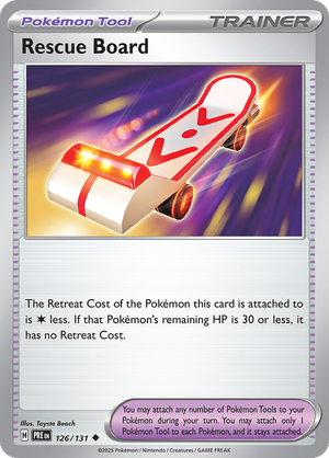 Rescue Board - 126/131 - Prismatic Evolutions - Card Cavern