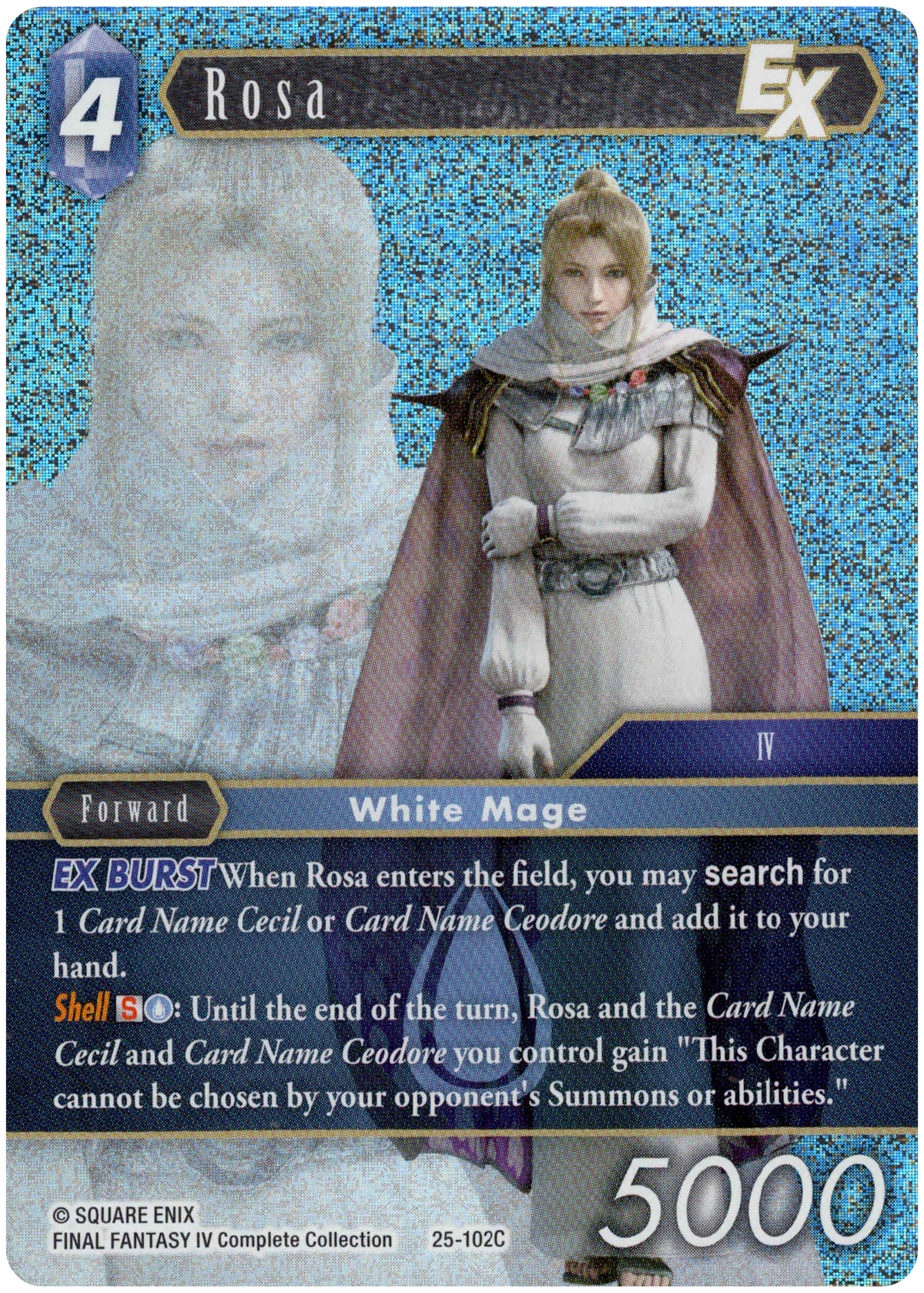 Rosa EX - 25-102C - Tears of the Planet - Foil - Card Cavern