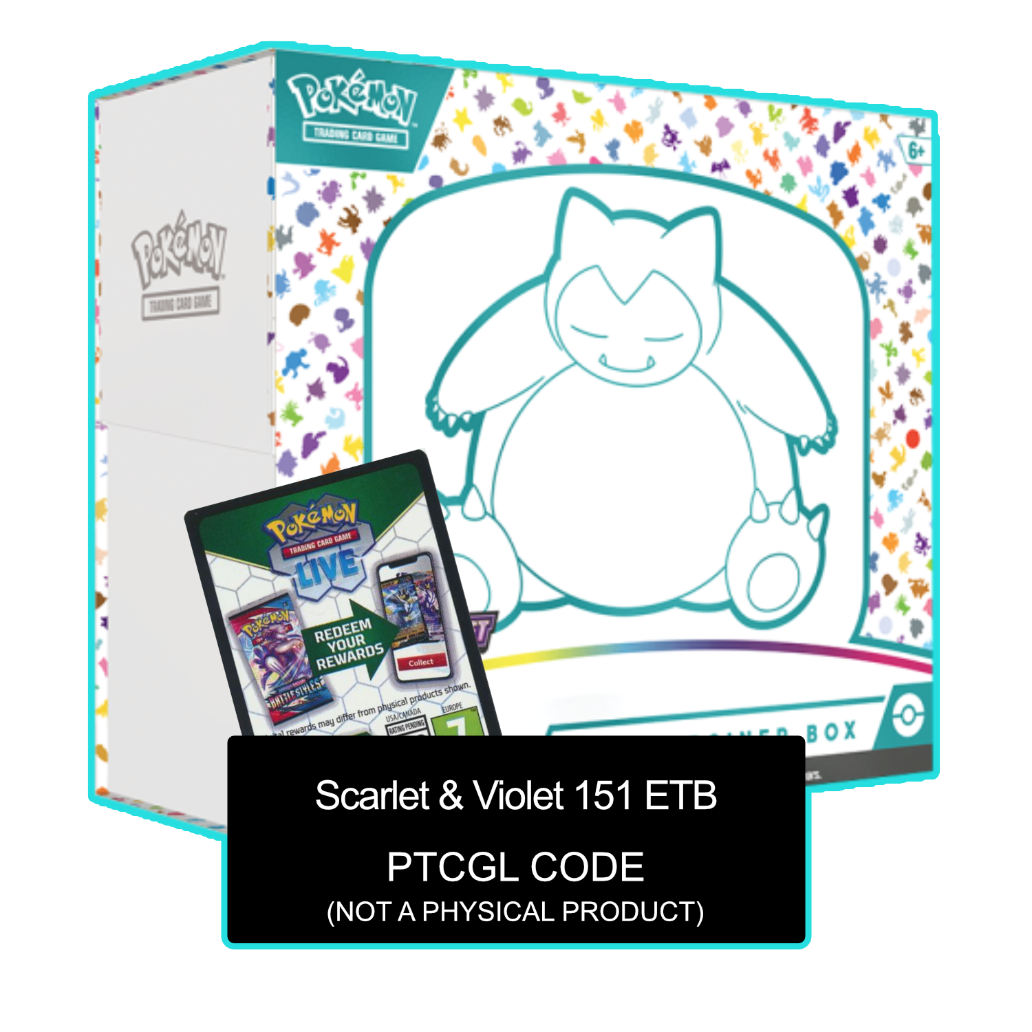 Scarlet & Violet 151 ETB - PTCGL Code - Card Cavern