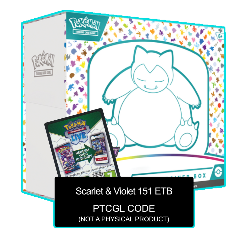 Scarlet & Violet 151 ETB - PTCGL Code Card Cavern Trading Cards, LLC Scarlet & Violet 151 ETB - PTCGL Code Card Cavern Trading Cards, LLC