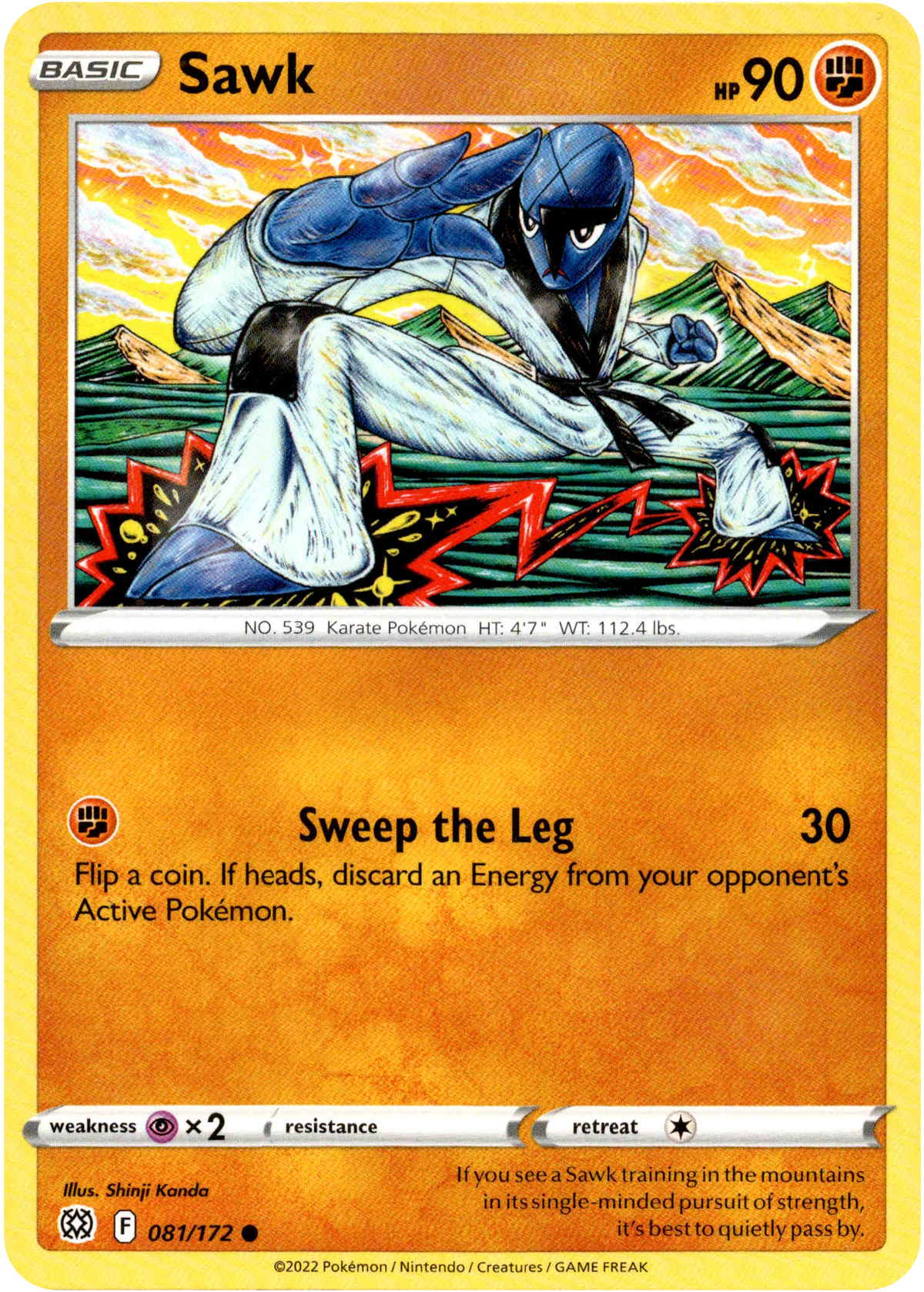 Sawk - 081/172 - Brilliant Stars - Card Cavern