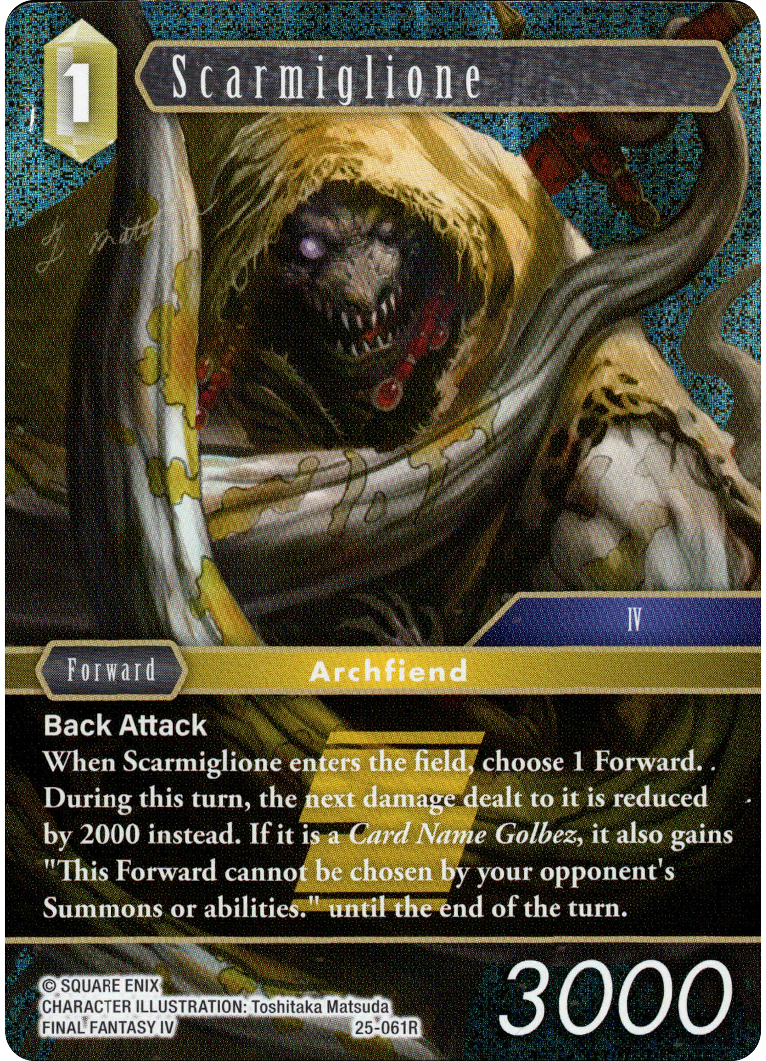Scarmiglione - 25-061R - Tears of the Planet - Foil - Card Cavern