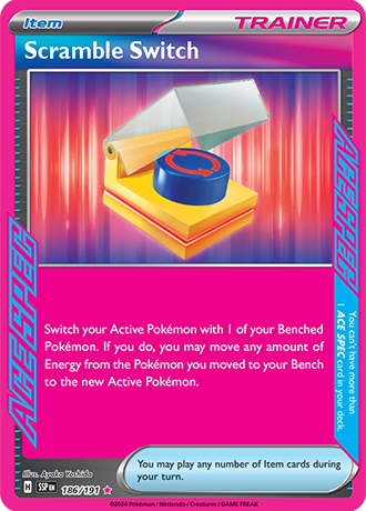 Scramble Switch - 186/191 - Surging Sparks - Holo - Card Cavern
