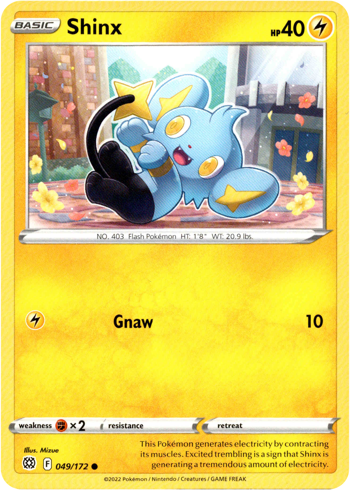 Shinx - 049/172 - Brilliant Stars - Card Cavern